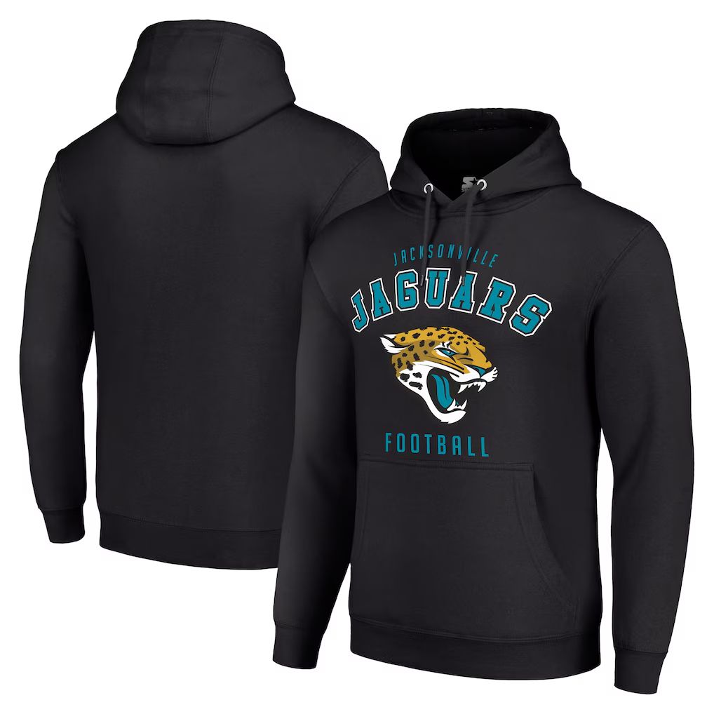 Men 2026 NFL Jacksonville Jaguars black Hoodie hooded style 04